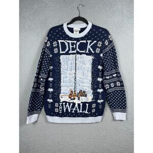 HBO Game Of Thrones Christmas Sweater Deck The Wall Mens Size L